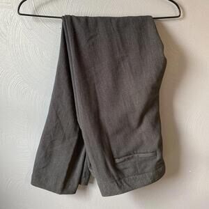 Worthington Women's Mid Rise Dress Pants Stretch Size 14 Large 37x30" Dark Gray